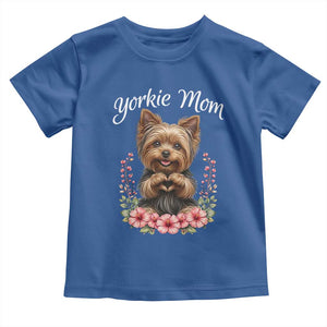Cute Yorkie Mama Toddler T Shirt Yorkshire Terrier Dog Lover TS12 Royal Blue Print Your Wear