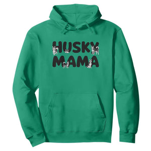 Proud Husky Mama Hoodie Siberian Husky Mothers Day Gift TS12 Irish Green Print Your Wear