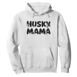 Proud Husky Mama Hoodie Siberian Husky Mothers Day Gift TS12 White Print Your Wear