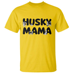 Proud Husky Mama T Shirt Siberian Husky Mothers Day Gift TS12 Daisy Print Your Wear