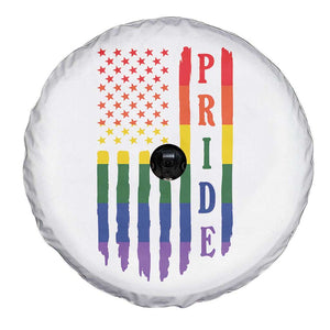 Pride Month Rainbow Flag Graphic Spare Tire Cover Lesbian Gay LGBT America Flag TS12 Print Your Wear