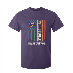 Patriotic Rainbow Pride American Eagle T Shirt For Kid We The People LGBT Pride TS12 Purple Print Your Wear