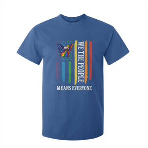 Patriotic Rainbow Pride American Eagle T Shirt For Kid We The People LGBT Pride TS12 Royal Blue Print Your Wear
