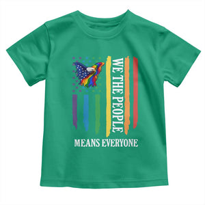 Patriotic Rainbow Pride American Eagle Toddler T Shirt We The People LGBT Pride TS12 Irish Green Print Your Wear