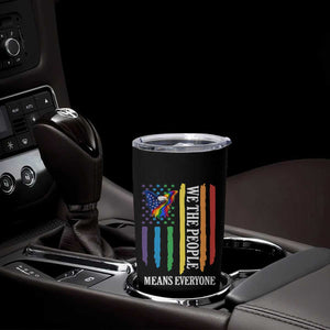 Patriotic Rainbow Pride American Eagle Tumbler Cup We The People LGBT Pride TS12 Print Your Wear