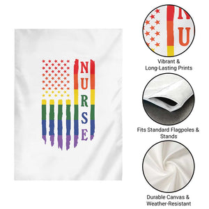 Rainbow RN Ally Pride Month Garden Flag LGBTQ Healthcare Worker TS12 Print Your Wear