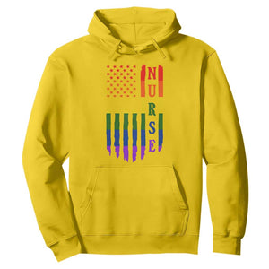 Rainbow RN Ally Pride Month Hoodie LGBTQ Healthcare Worker TS12 Daisy Print Your Wear