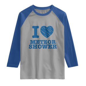 Meteor Shower Lover Raglan Shirt Astronomy Enthusiast Gift
