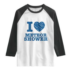 Meteor Shower Lover Raglan Shirt Astronomy Enthusiast Gift