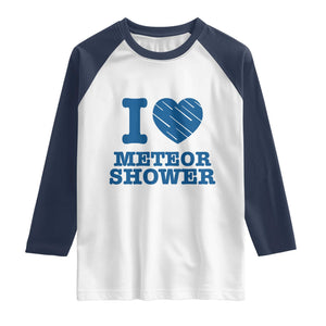 Meteor Shower Lover Raglan Shirt Astronomy Enthusiast Gift
