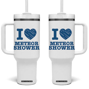 Meteor Shower Lover Tumbler With Handle Astronomy Enthusiast Gift