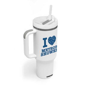 Meteor Shower Lover Tumbler With Handle Astronomy Enthusiast Gift