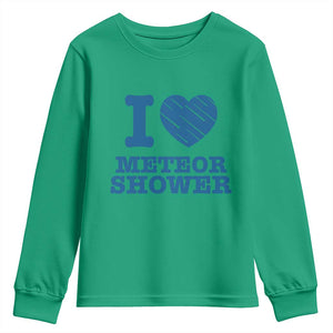 Meteor Shower Lover Youth Sweatshirt Astronomy Enthusiast Gift