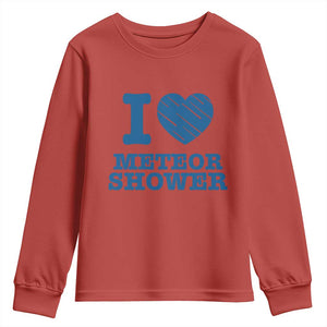 Meteor Shower Lover Youth Sweatshirt Astronomy Enthusiast Gift