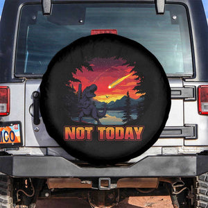 Funny Dinosaur Baseball Meteorite Spare Tire Cover Not Today