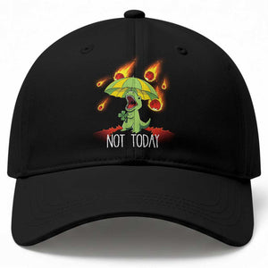 Dinosaur Meteor Shower Astronomy Humor Baseball Cap Not Today