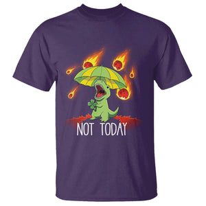 Dinosaur Meteor Shower Astronomy Humor T Shirt Not Today