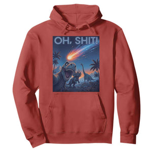Funny Dinosaur Meteorite Hoodie Astronomy Lover Gift
