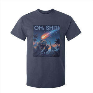 Funny Dinosaur Meteorite T Shirt For Kid Astronomy Lover Gift