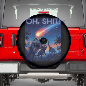 Funny Dinosaur Meteorite Spare Tire Cover Astronomy Lover Gift