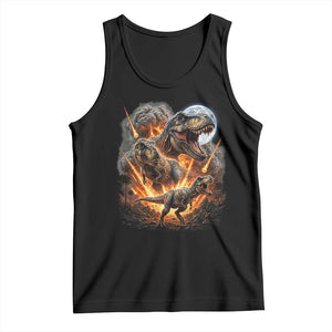 Funny Dinosaur Meteorite Strike Tank Top Epic Paleontology Gift
