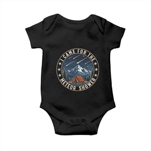 I Came For The Meteor Shower Baby Onesie Funny Astronomy Camping