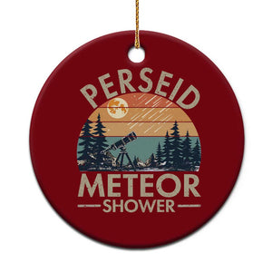 Perseid Meteor Shower Ceramic Ornament Vintage Astronomy Lover
