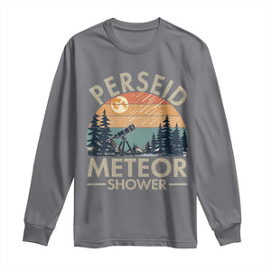 Perseid Meteor Shower Long Sleeve Shirt Vintage Astronomy Lover