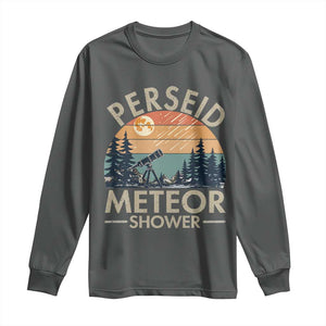Perseid Meteor Shower Long Sleeve Shirt Vintage Astronomy Lover