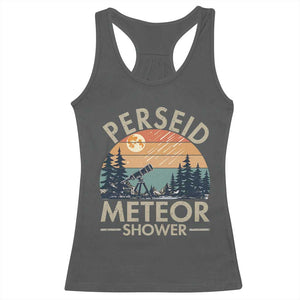 Perseid Meteor Shower Racerback Tank Top Vintage Astronomy Lover