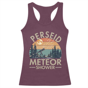 Perseid Meteor Shower Racerback Tank Top Vintage Astronomy Lover
