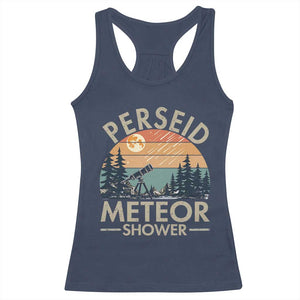 Perseid Meteor Shower Racerback Tank Top Vintage Astronomy Lover