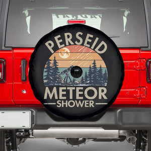 Perseid Meteor Shower Spare Tire Cover Vintage Astronomy Lover