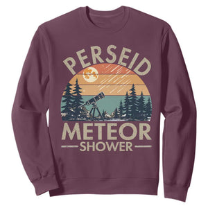 Perseid Meteor Shower Sweatshirt Vintage Astronomy Lover