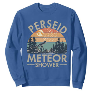 Perseid Meteor Shower Sweatshirt Vintage Astronomy Lover
