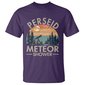 Perseid Meteor Shower T Shirt Vintage Astronomy Lover