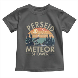 Perseid Meteor Shower Toddler T Shirt Vintage Astronomy Lover