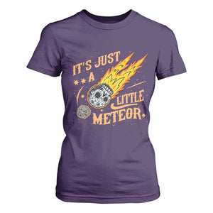 Funny Skull Meteorite T Shirt For Women Just A Little Meteor