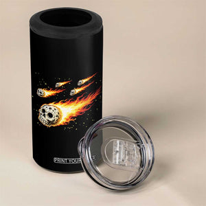Skull Meteorite 4 in 1 Can Cooler Tumbler Deep Space Asteroid Meteor Shower