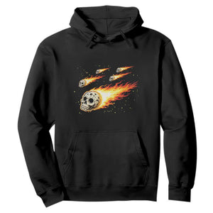 Skull Meteorite Hoodie Deep Space Asteroid Meteor Shower