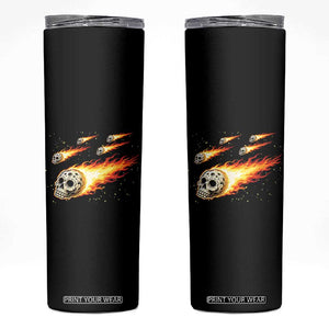 Skull Meteorite Skinny Tumbler Deep Space Asteroid Meteor Shower