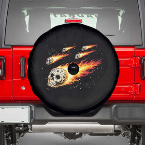 Skull Meteorite Spare Tire Cover Deep Space Asteroid Meteor Shower