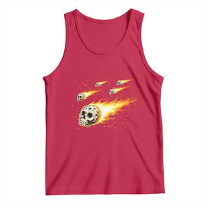 Skull Meteorite Tank Top Deep Space Asteroid Meteor Shower