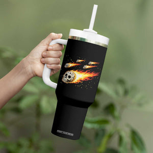Skull Meteorite Tumbler With Handle Deep Space Asteroid Meteor Shower