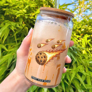 Cookie Meteor Shower Glass Can Funny Space Dessert
