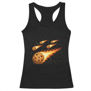 Cookie Meteor Shower Racerback Tank Top Funny Space Dessert