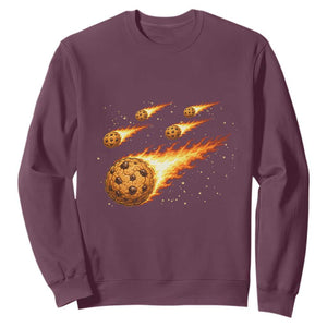 Cookie Meteor Shower Sweatshirt Funny Space Dessert