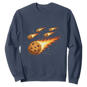 Cookie Meteor Shower Sweatshirt Funny Space Dessert