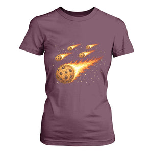 Cookie Meteor Shower T Shirt For Women Funny Space Dessert