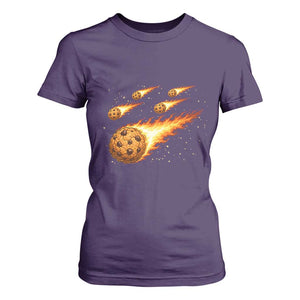 Cookie Meteor Shower T Shirt For Women Funny Space Dessert